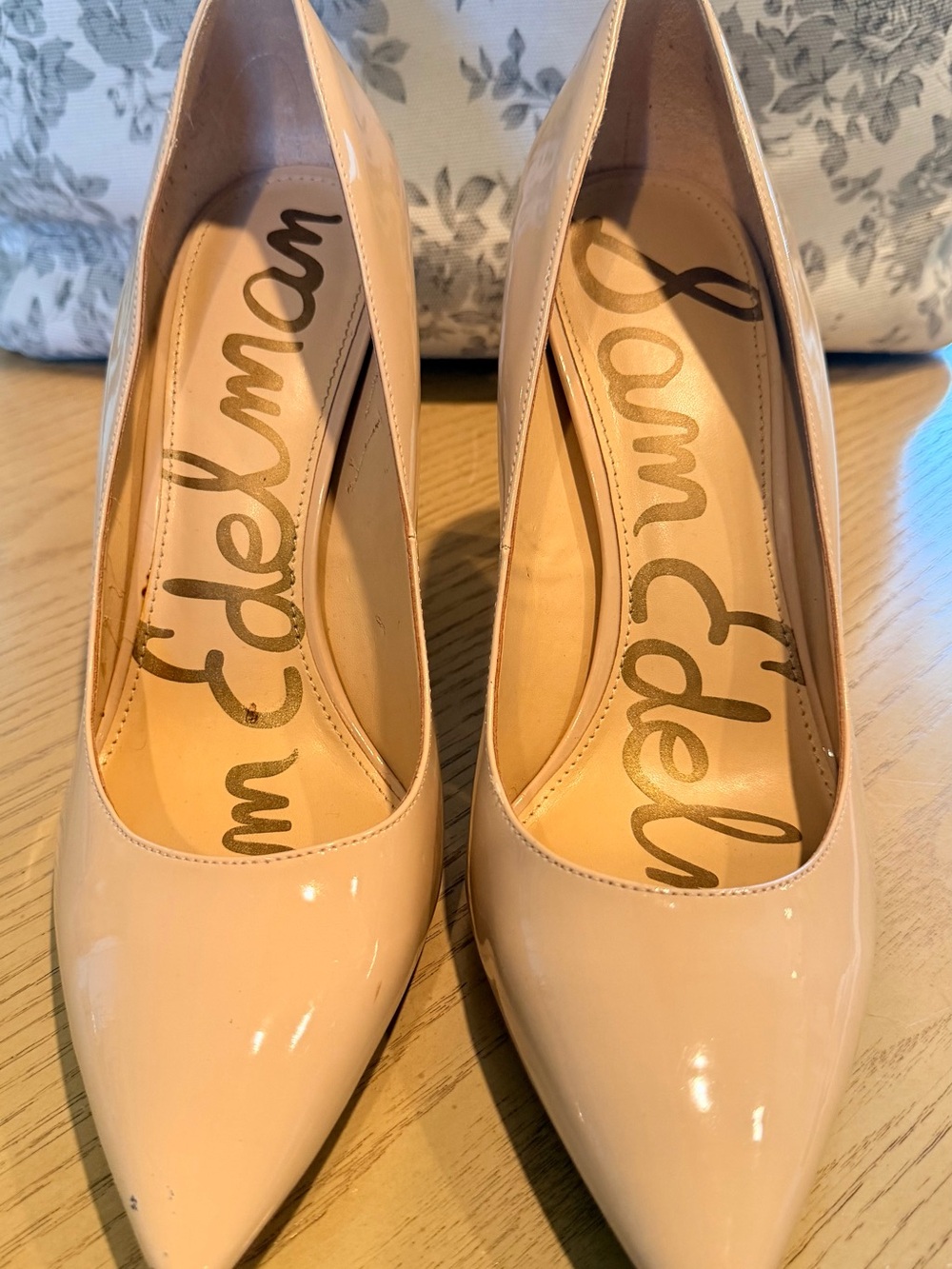 Sam Edelman Blush Patent Pointed-Toe Pumps